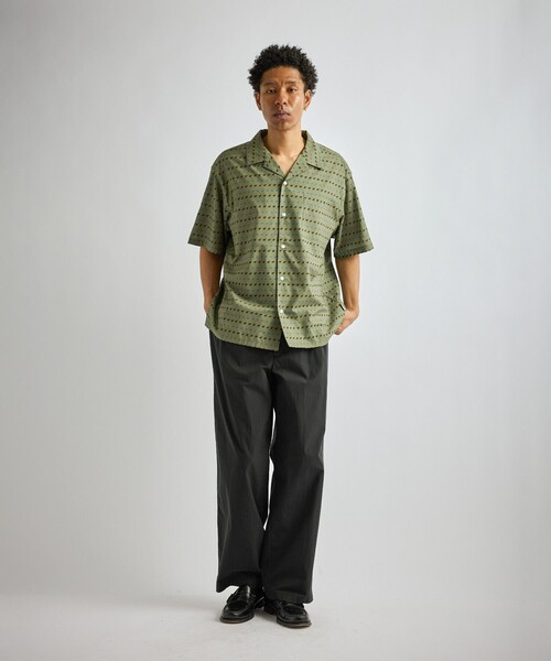 Saturdays NYC(サタデーズ ニューヨークシティ )の「Canty Sailboat SS Shirt(シャツ/ブラウス・メンズ・ベージュ/ネイビー・L/M/S)」の15枚目の写真