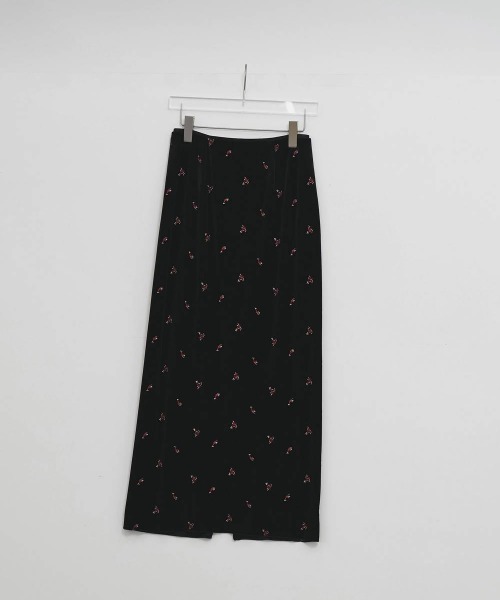 TODAYFUL(トゥデイフル)の「【TODAYFUL/トゥデイフル】Petit Flower Velour Skirt/プチフラワーベロアスカート(スカート・レディース・ブラウン/ブラック・36/38)」の6枚目の写真