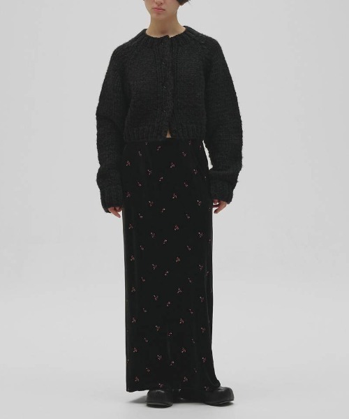 TODAYFUL(トゥデイフル)の「【TODAYFUL/トゥデイフル】Petit Flower Velour Skirt/プチフラワーベロアスカート(スカート・レディース・ブラウン/ブラック・36/38)」の10枚目の写真