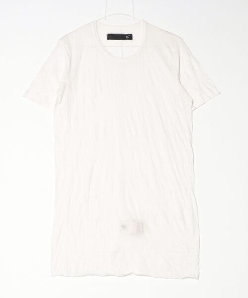 ROYAL FLASH(ロイヤルフラッシュ)の「A.F ARTEFACT/エーエフ・アーティファクト/Gauze Washer Crew-Neck Tee(Tシャツ/カットソー・メンズ・ブラック/ホワイト・2/1)」の1枚目の写真