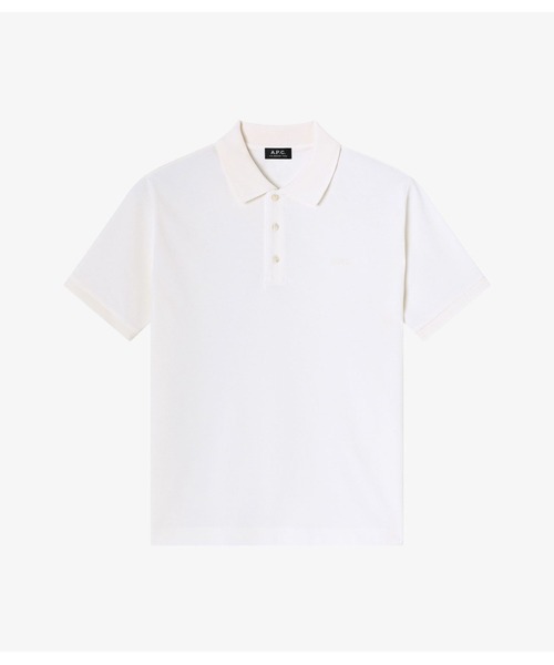 A.P.C.（アーペーセー）の「POLO JOE（ポロシャツ・メンズ・ブラック/ホワイト/ダークネイビー・S/L/XL/M/XS）」の2枚目の写真