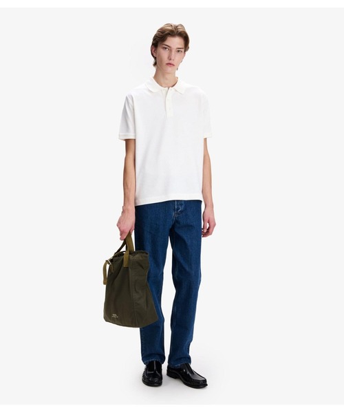 A.P.C.（アーペーセー）の「POLO JOE（ポロシャツ・メンズ・ブラック/ホワイト/ダークネイビー・S/L/XL/M/XS）」の4枚目の写真