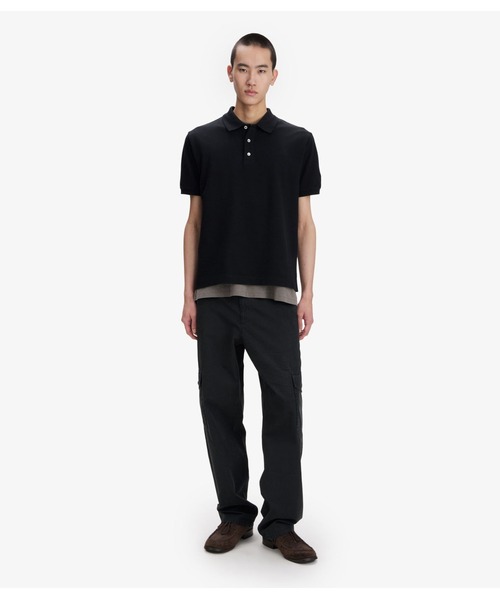A.P.C.（アーペーセー）の「POLO JOE（ポロシャツ・メンズ・ブラック/ホワイト/ダークネイビー・S/L/XL/M/XS）」の7枚目の写真