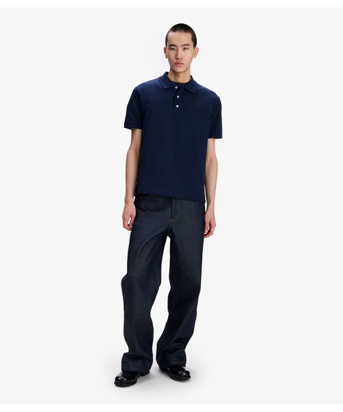 A.P.C.（アーペーセー）の「POLO JOE（ポロシャツ・メンズ・ブラック/ホワイト/ダークネイビー・S/L/XL/M/XS）」の9枚目の写真