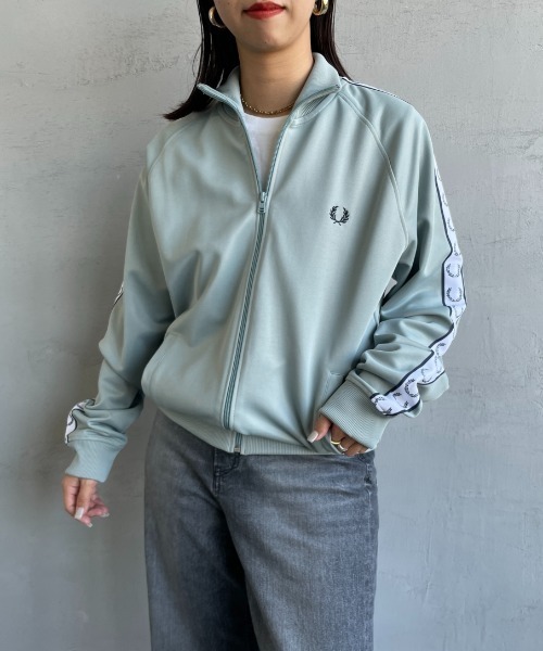 FRED PERRY（フレッドペリー）の「[FRED PERRY/フレッドペリー] トラックジャケット（ジャージ・レディース・ブルー・S）」の5枚目の写真