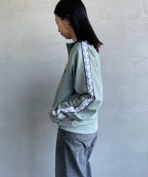FRED PERRY（フレッドペリー）の「[FRED PERRY/フレッドペリー] トラックジャケット（ジャージ・レディース・ブルー・S）」の7枚目の写真