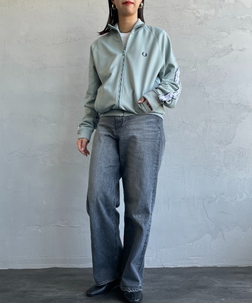 FRED PERRY（フレッドペリー）の「[FRED PERRY/フレッドペリー] トラックジャケット（ジャージ・レディース・ブルー・S）」の9枚目の写真