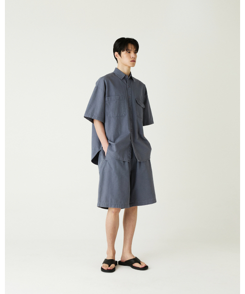 THEENDQUESTION（ジエンドクエスチョン）の「Ripstop pigment half pants / NAVY（その他パンツ・レディース・その他・FREE）」の6枚目の写真