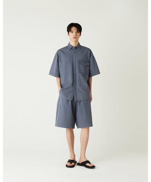 THEENDQUESTION（ジエンドクエスチョン）の「Ripstop pigment half pants / NAVY（その他パンツ・レディース・その他・FREE）」の7枚目の写真