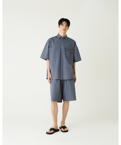 THEENDQUESTION（ジエンドクエスチョン）の「Ripstop pigment half pants / NAVY（その他パンツ・レディース・その他・FREE）」の8枚目の写真