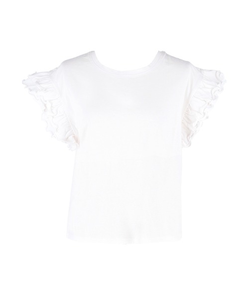 coca(coca)(コカ)の「フリルトップス(Tシャツ/カットソー・レディース・ブラック/ホワイト・S/M/L)」の21枚目の写真