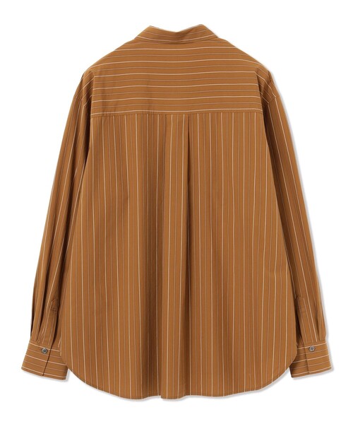 Ray BEAMS(レイビームス)の「ストライプ レギュラーカラー ビッグ シャツ(シャツ/ブラウス・レディース・ブルー/ブラウン・ONE SIZE)」の13枚目の写真