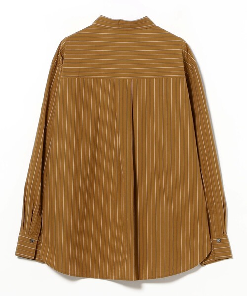 Ray BEAMS(レイビームス)の「ストライプ レギュラーカラー ビッグ シャツ(シャツ/ブラウス・レディース・ブルー/ブラウン・ONE SIZE)」の21枚目の写真