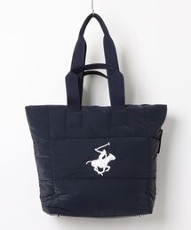 【BEVERLY HILLS POLO CLUB / ビバリーヒルズポロクラブ】ダブルハンドル パファートートバッグ