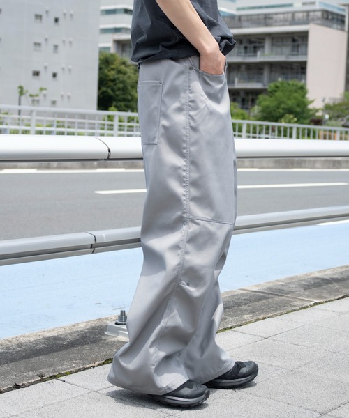WEGO(ウィゴー)の「WEGO/接触冷感ペインターパンツ(チノパンツ・メンズ・グレー/ブラック・MEDIUM/LARGE)」の20枚目の写真