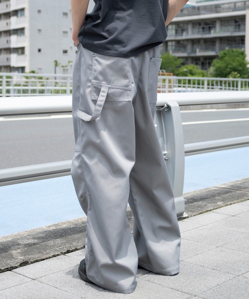 WEGO(ウィゴー)の「WEGO/接触冷感ペインターパンツ(チノパンツ・メンズ・グレー/ブラック・MEDIUM/LARGE)」の21枚目の写真