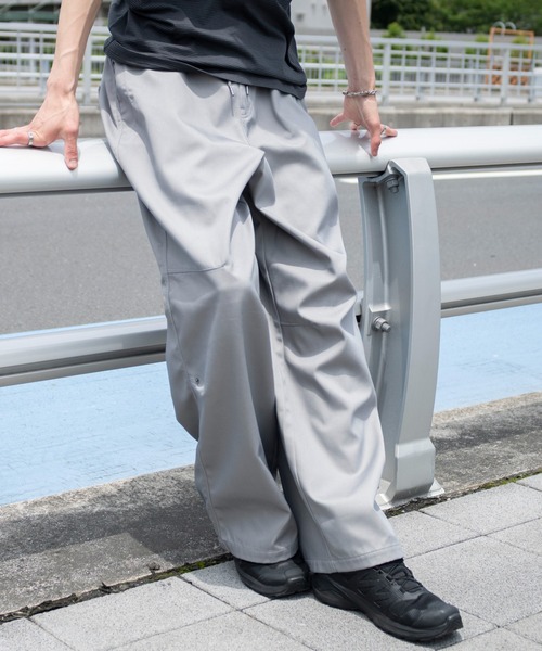 WEGO(ウィゴー)の「WEGO/接触冷感ペインターパンツ(チノパンツ・メンズ・グレー/ブラック・MEDIUM/LARGE)」の10枚目の写真