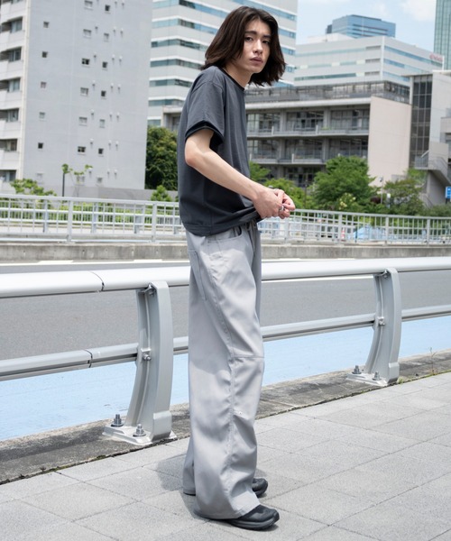 WEGO(ウィゴー)の「WEGO/接触冷感ペインターパンツ(チノパンツ・メンズ・グレー/ブラック・MEDIUM/LARGE)」の12枚目の写真