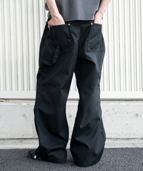 WEGO(ウィゴー)の「WEGO/接触冷感ペインターパンツ(チノパンツ・メンズ・グレー/ブラック・MEDIUM/LARGE)」の6枚目の写真