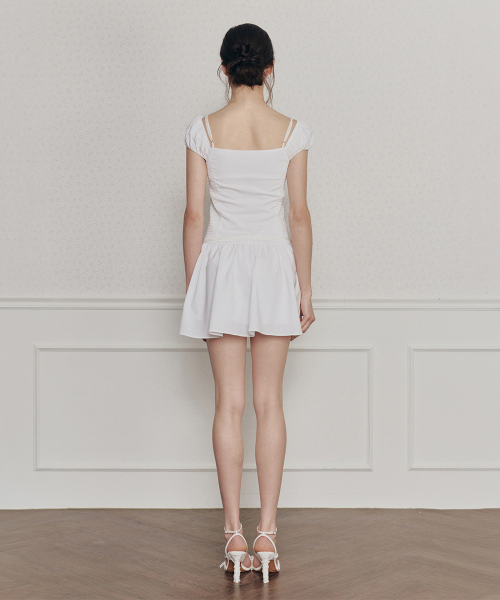 PAIN OR PLEASURE(ペインオアプレジャー)の「WENDY RIBBON DRESS white(ワンピース・レディース・その他・SMALL/MEDIUM)」の3枚目の写真