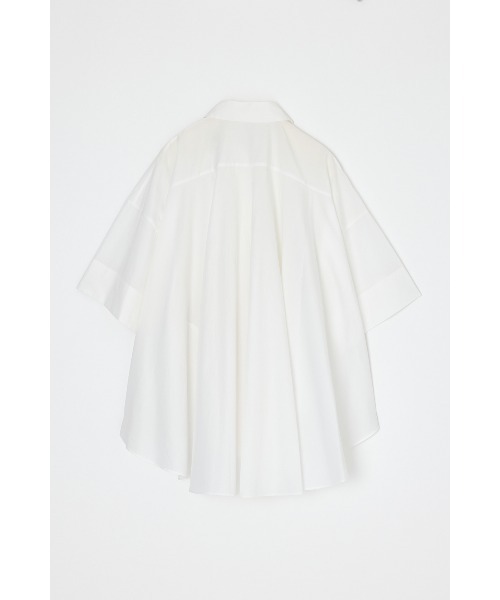 ENFOLD(エンフォルド)の「CIRCLE DRAPE SHIRT(シャツ/ブラウス・レディース・ブラック/ホワイト・38)」の3枚目の写真