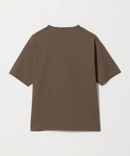 green label relaxing(グリーンレーベルリラクシング)の「クリア MVS ヘンリーネック 半袖 Tシャツ(Tシャツ/カットソー・メンズ・ホワイト/ダークグレー/モカ・S/M/L/XL)」の13枚目の写真