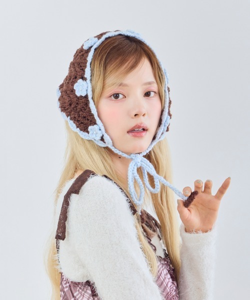 kaorinomori（カオリノモリ）の「kaorinomori タルルバブーシュカ / カオリノモリ（ヘアバンド・レディース・ホワイト/レッド/チョコ・FREE）」の10枚目の写真