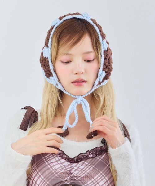 kaorinomori（カオリノモリ）の「kaorinomori タルルバブーシュカ / カオリノモリ（ヘアバンド・レディース・ホワイト/レッド/チョコ・FREE）」の12枚目の写真