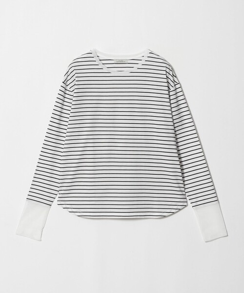 green label relaxing(グリーンレーベルリラクシング)の「ソデ チュール プルオーバー カットソー(Tシャツ/カットソー・レディース・その他1/オフホワイト/ブラック/その他2・FREE)」の18枚目の写真