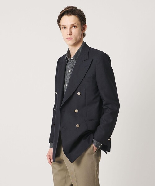 UNITED ARROWS(ユナイテッドアローズ)の「ネイビー ダブル 6ボタン ブレザー(テーラードジャケット・メンズ・ネイビー・48/50/46/44)」の2枚目の写真