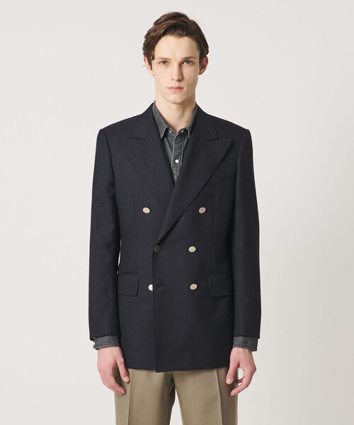 UNITED ARROWS(ユナイテッドアローズ)の「ネイビー ダブル 6ボタン ブレザー(テーラードジャケット・メンズ・ネイビー・48/50/46/44)」の4枚目の写真
