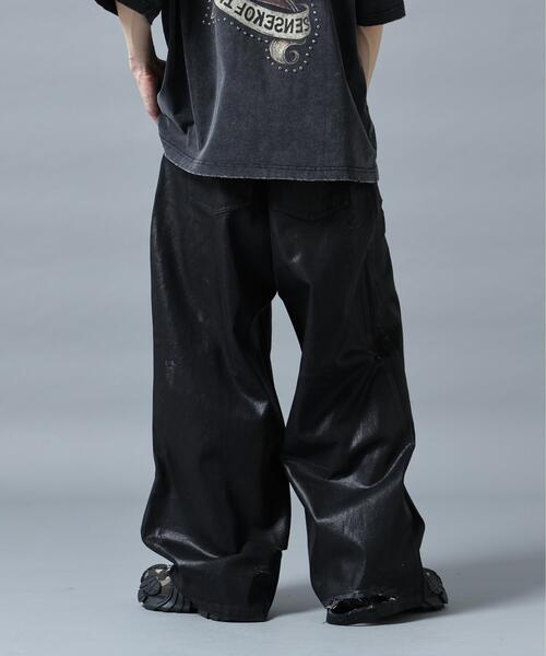 DANKE SCHON（ダンケシェーン）の「DankeSchon/ダンケシェーン/BAGGY JEANS/RUBBER（デニムパンツ・レディース・ブラック/その他4・S/L/M）」の6枚目の写真