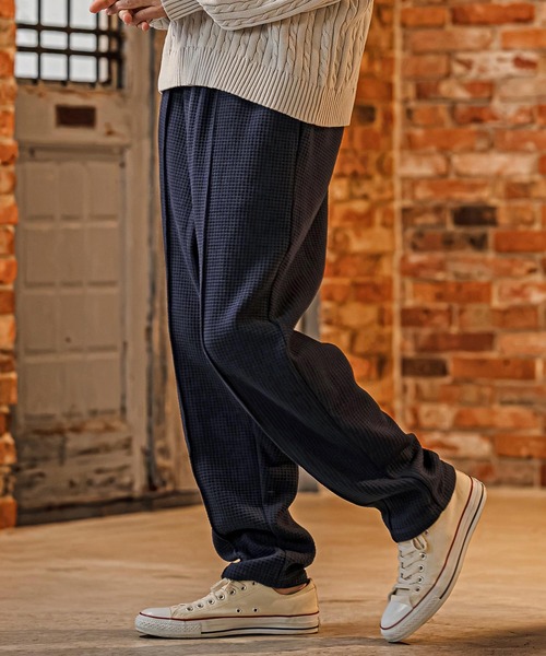 CAMBIO(カンビオ)の「mp15327- Big Waffle Balloon Pants バルーンパンツ(CAM26AW-015)(その他パンツ・メンズ・ブラック/ネイビー/イエロー・S/M/L)」の4枚目の写真