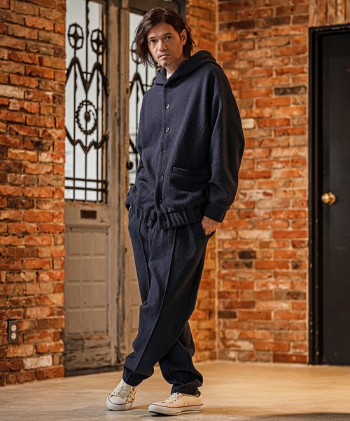 CAMBIO(カンビオ)の「mp15327- Big Waffle Balloon Pants バルーンパンツ(CAM26AW-015)(その他パンツ・メンズ・ブラック/ネイビー/イエロー・S/M/L)」の7枚目の写真