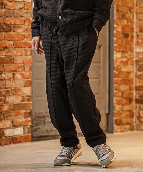 CAMBIO(カンビオ)の「mp15327- Big Waffle Balloon Pants バルーンパンツ(CAM26AW-015)(その他パンツ・メンズ・ブラック/ネイビー/イエロー・S/M/L)」の9枚目の写真