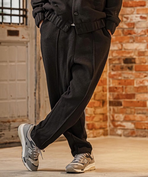 CAMBIO(カンビオ)の「mp15327- Big Waffle Balloon Pants バルーンパンツ(CAM26AW-015)(その他パンツ・メンズ・ブラック/ネイビー/イエロー・S/M/L)」の10枚目の写真