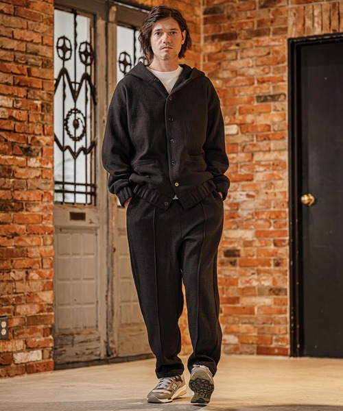 CAMBIO(カンビオ)の「mp15327- Big Waffle Balloon Pants バルーンパンツ(CAM26AW-015)(その他パンツ・メンズ・ブラック/ネイビー/イエロー・S/M/L)」の12枚目の写真