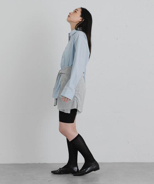 SENSE OF PLACE by URBAN RESEARCH(センスオブプレイスバイアーバンリサーチ)の「ストライプアソートルーズシャツ(シャツ/ブラウス・レディース・ライトブルー/ベージュ系その他/ブルー系その他・ONE)」の19枚目の写真