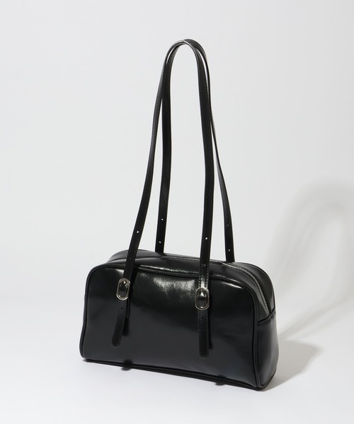 MUCENT（ムセント）の「【MUCENT/ムセント】LUIN METAL LOGO BAGUETTE BAG UNISEX/ルイン メタル ロゴ バゲットバッグ ユニセックス（ショルダーバッグ・レディース・ブラック・FREE）」の6枚目の写真