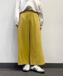 オーガニック綿糸ワイドパンツ