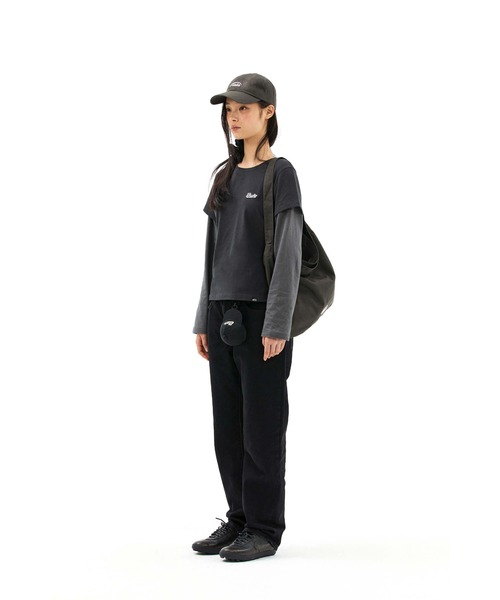 EMIS(イミス)の「(W) LAYERED LS T-SHIRT(Tシャツ/カットソー・レディース・ライトグレー/ブラック/クリーム・FREE)」の7枚目の写真