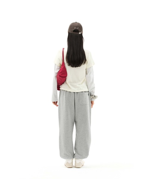 EMIS(イミス)の「(W) LAYERED LS T-SHIRT(Tシャツ/カットソー・レディース・ライトグレー/ブラック/クリーム・FREE)」の18枚目の写真