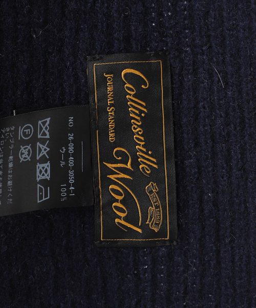 JOURNAL STANDARD(ジャーナルスタンダード)の「COLLINSVILLE HOODIEマフラー(マフラー・レディース・チャコールグレー/レッド/ネイビー・FREE)」の19枚目の写真