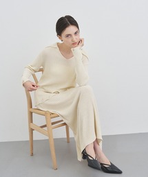 【ALLURELLE】リブニットセットアップ SNF