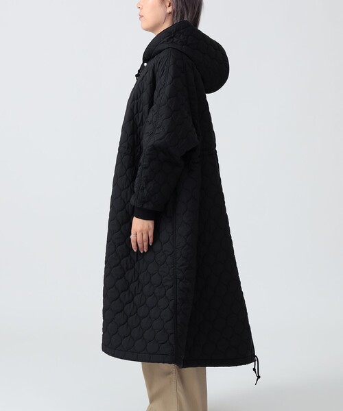 BEAMS BOY（ビームスボーイ）の「ナイロン キルト フードコート（その他アウター・レディース・オリーブ/ブラック・ONE SIZE）」の11枚目の写真