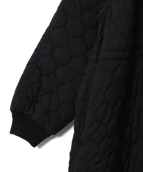 BEAMS BOY（ビームスボーイ）の「ナイロン キルト フードコート（その他アウター・レディース・オリーブ/ブラック・ONE SIZE）」の4枚目の写真