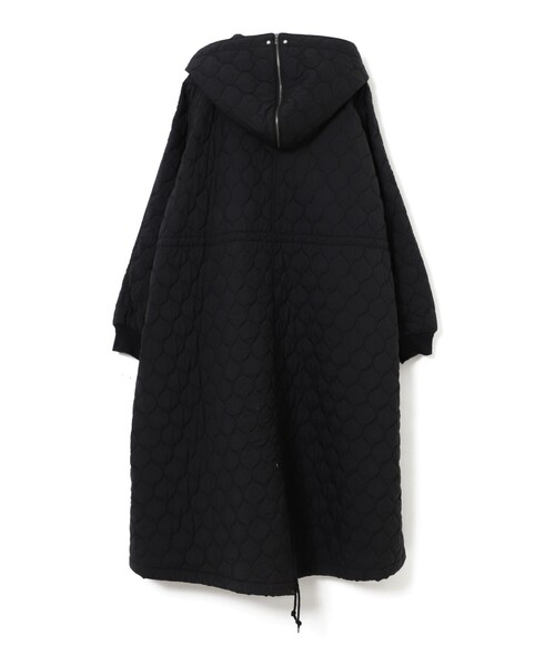 BEAMS BOY（ビームスボーイ）の「ナイロン キルト フードコート（その他アウター・レディース・オリーブ/ブラック・ONE SIZE）」の7枚目の写真