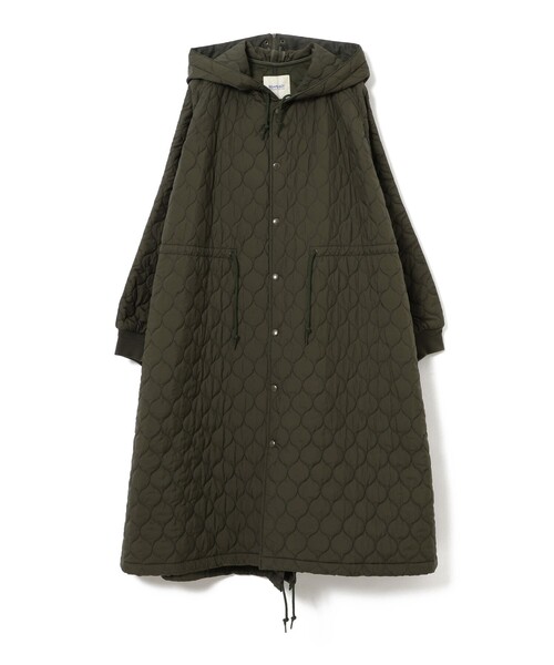 BEAMS BOY（ビームスボーイ）の「ナイロン キルト フードコート（その他アウター・レディース・オリーブ/ブラック・ONE SIZE）」の18枚目の写真