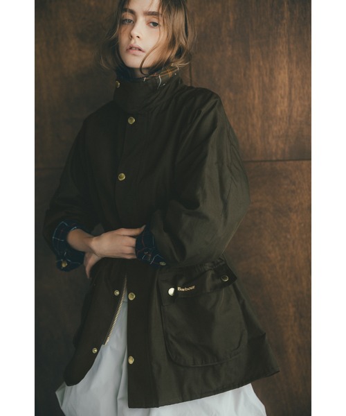 Mila Owen(ミラオーウェン)の「【BARBOUR】別注BEDALE modf(ブルゾン・レディース・ベージュ/カーキ・F)」の2枚目の写真