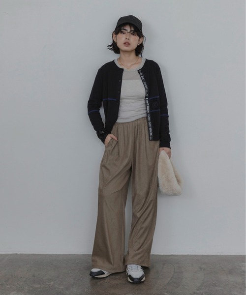 Eimee Law(エイミーロウ)の「マルチ4TEXパッチワークカーデ(カーディガン/ボレロ・レディース・ブラウン/ブラック・FREE)」の18枚目の写真